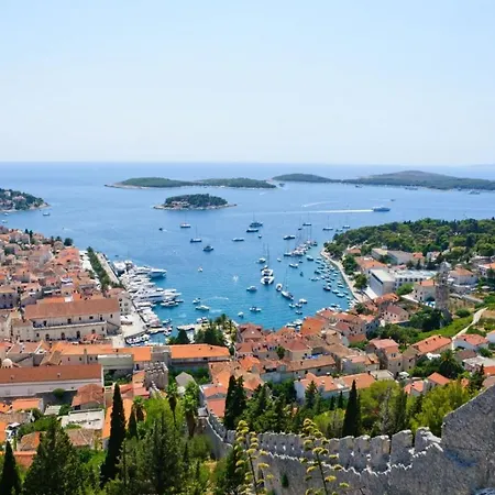 In Hvar With Sea View, Balcony, Air Conditioning, Wi-fi 3* Χβαρ